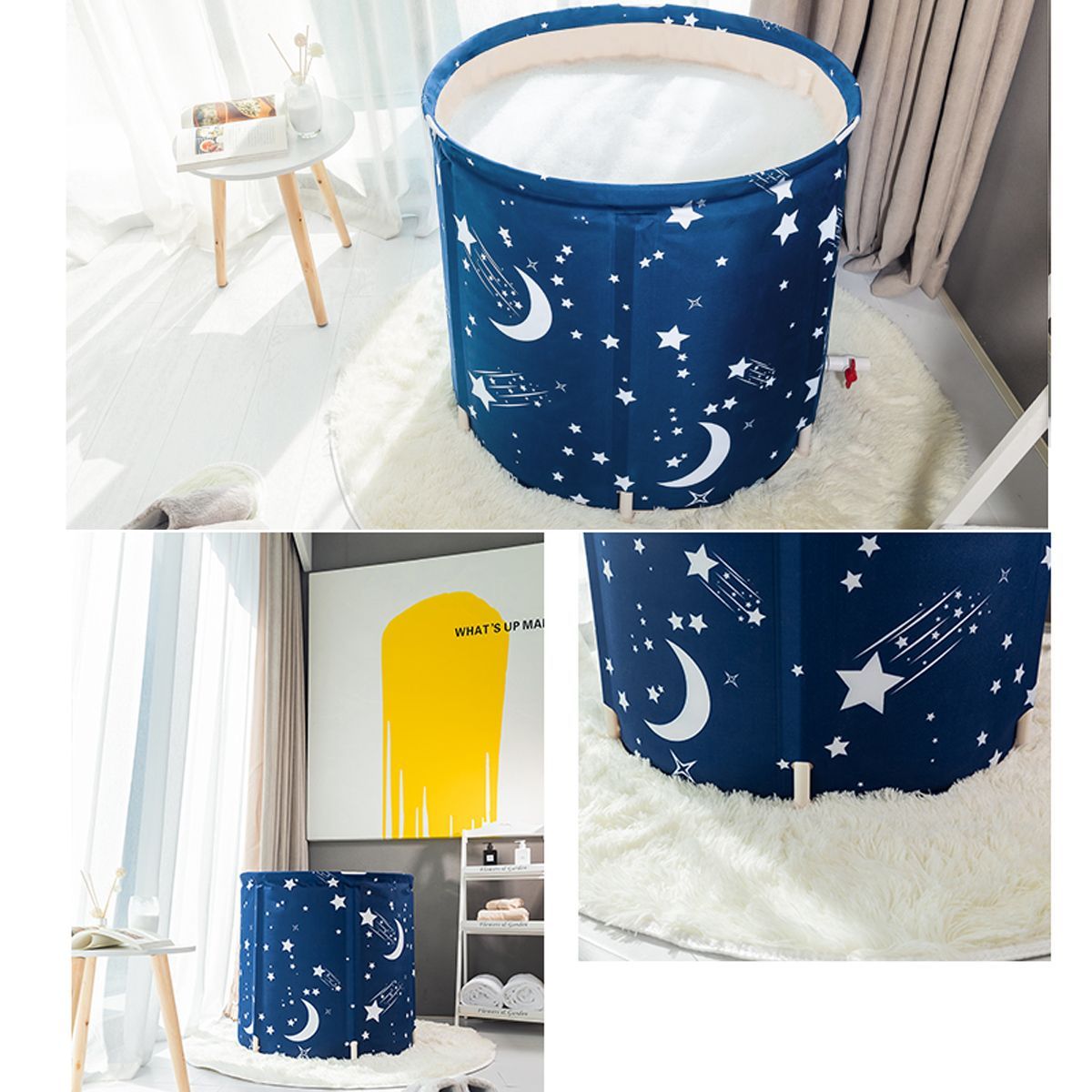 70x70cm-Starry-Sky-Bathtub-Water-Tub-Folding-Indoor-Outdoor-Portable-Spa-Bath-Bucket-1756231