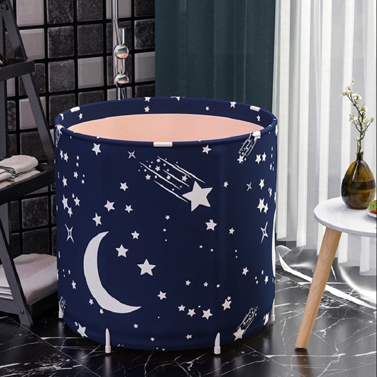 70x70cm-Starry-Sky-Bathtub-Water-Tub-Folding-Indoor-Outdoor-Portable-Spa-Bath-Bucket-1756231