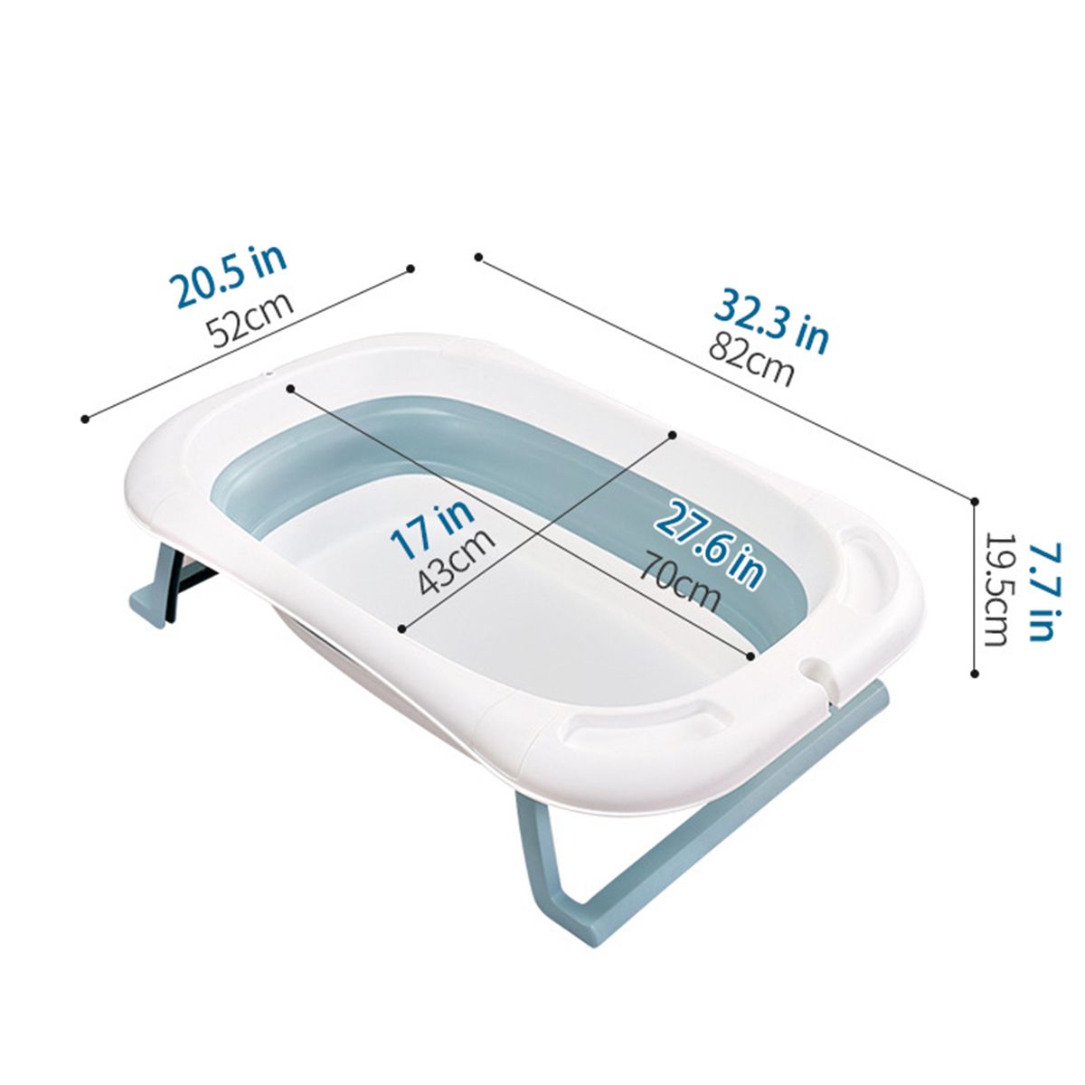 82cm323in-Portable-Foldable-Baby-Infant-Bathtub-Shower-Bath-Tub--Thermometer-1757295