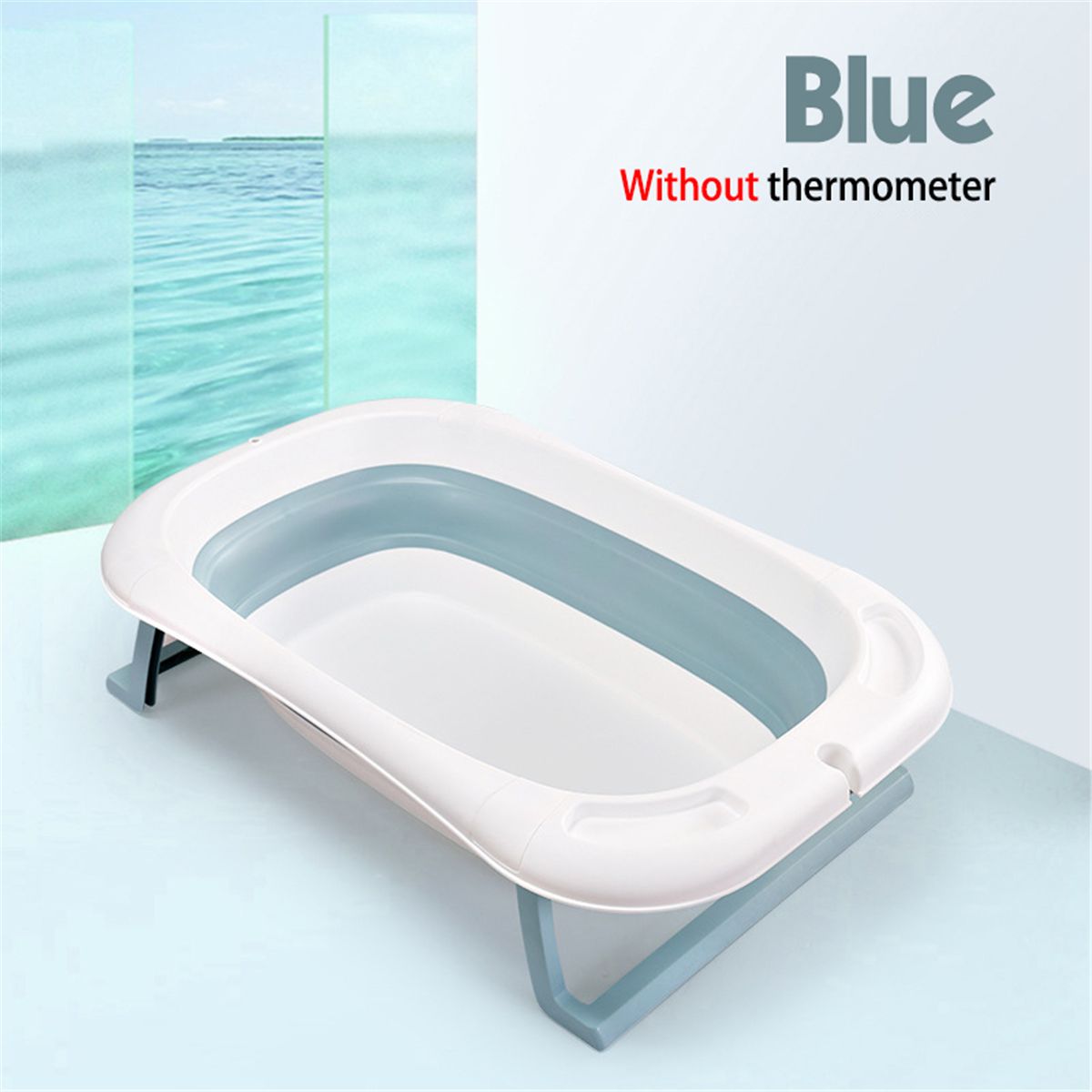 82cm323in-Portable-Foldable-Baby-Infant-Bathtub-Shower-Bath-Tub--Thermometer-1757295