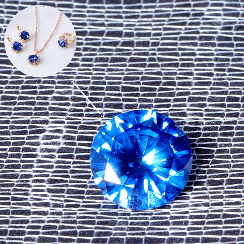 8mm-325ct-Sea-Blue-Sapphire-Round-Faceted-Cut-Shape-AAAAA-VVS-Loose-Gemstone-Decorations-1459405