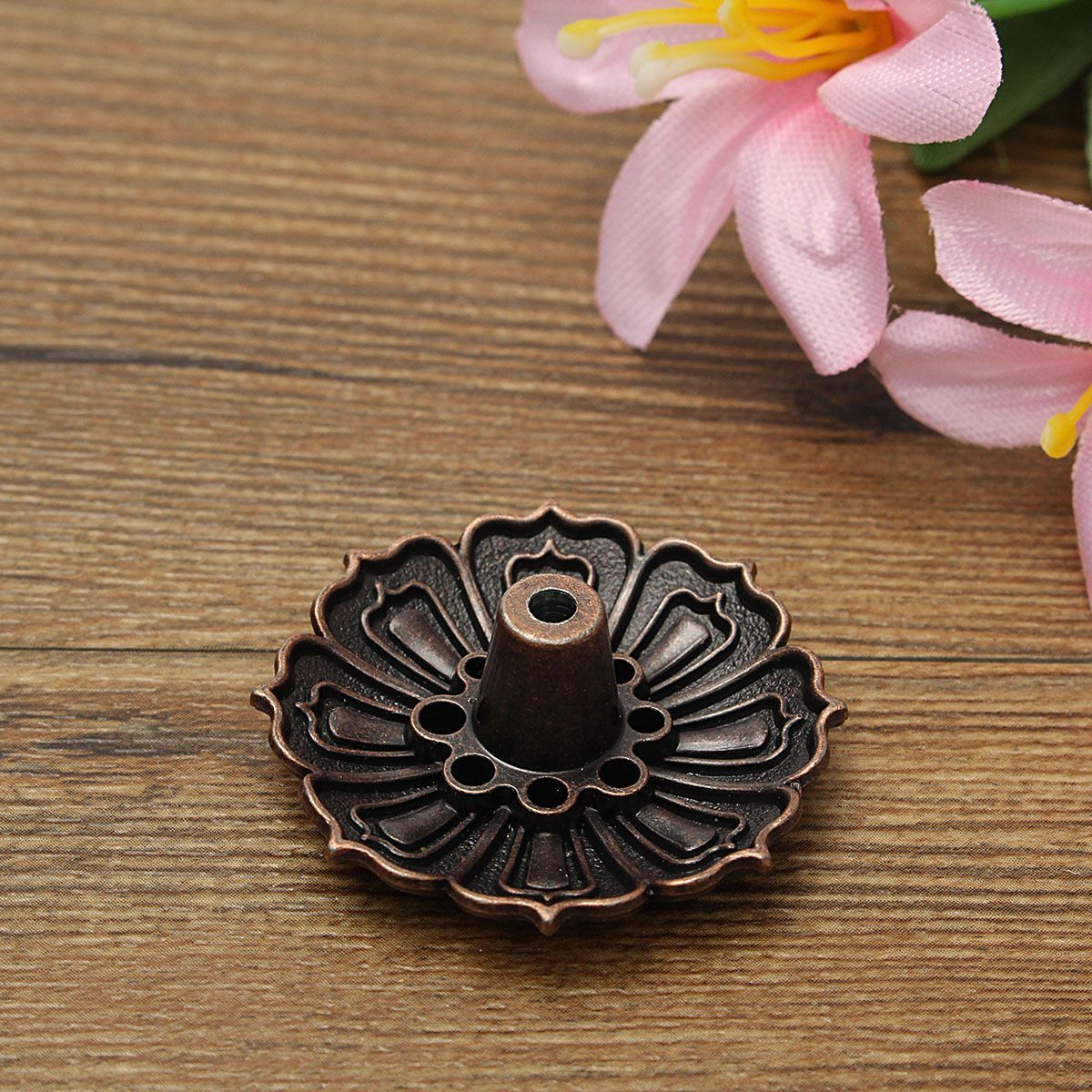 9-Holes-Alloy-Lotus-Flower-Incense-Burner-Holder-Plate-For-Stick-Cone-Incense-1304593