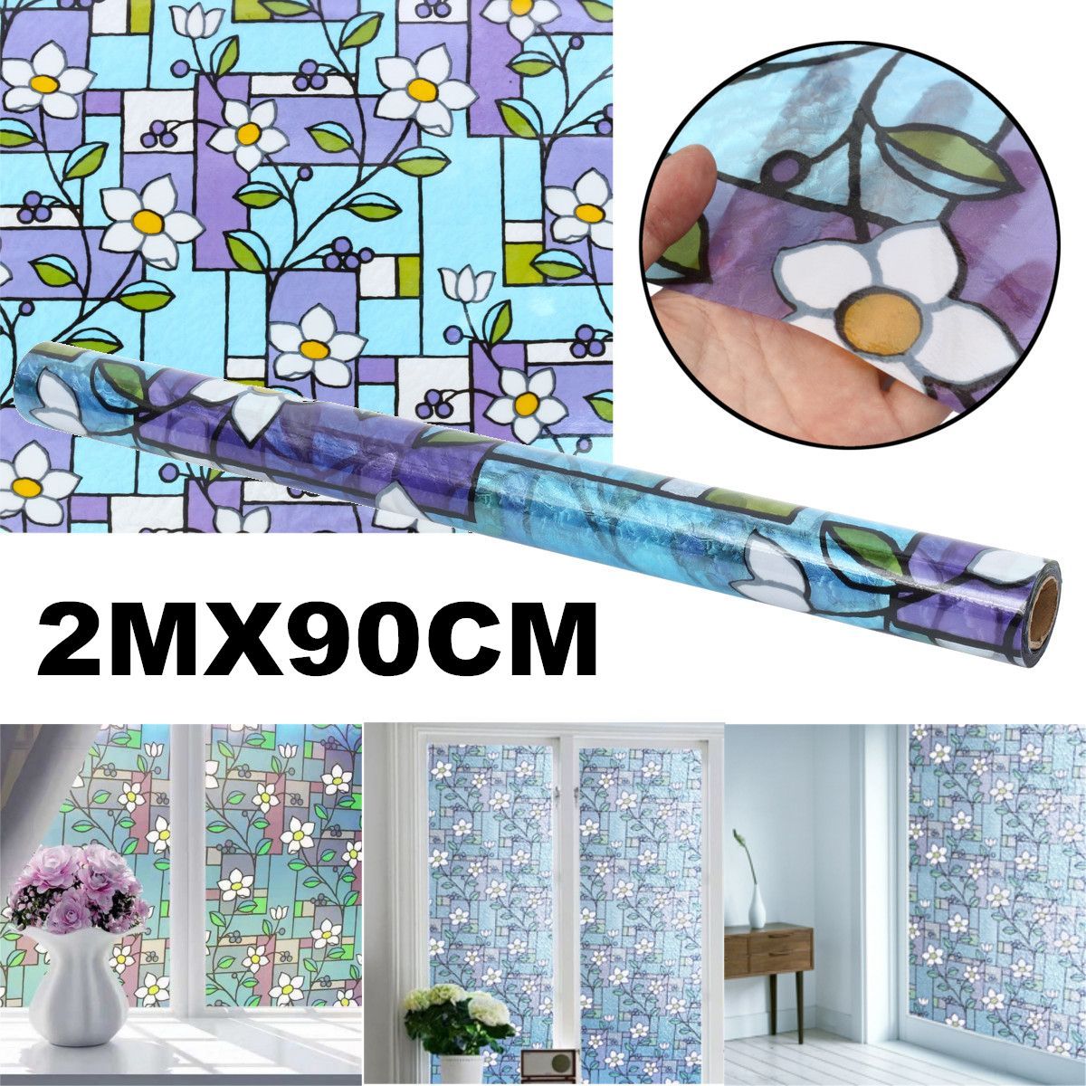 90cm2m-Static-Cling-Cover-Frosted-Window-Glass-Film-Sticker-1588604