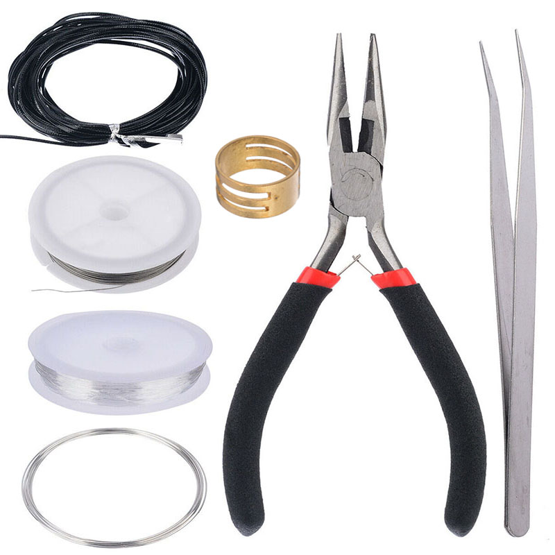 912pcs-Earring-Jewellery-Making-Wire-Findings-Pliers-Starter-Tool-Necklace-Repair-1705825