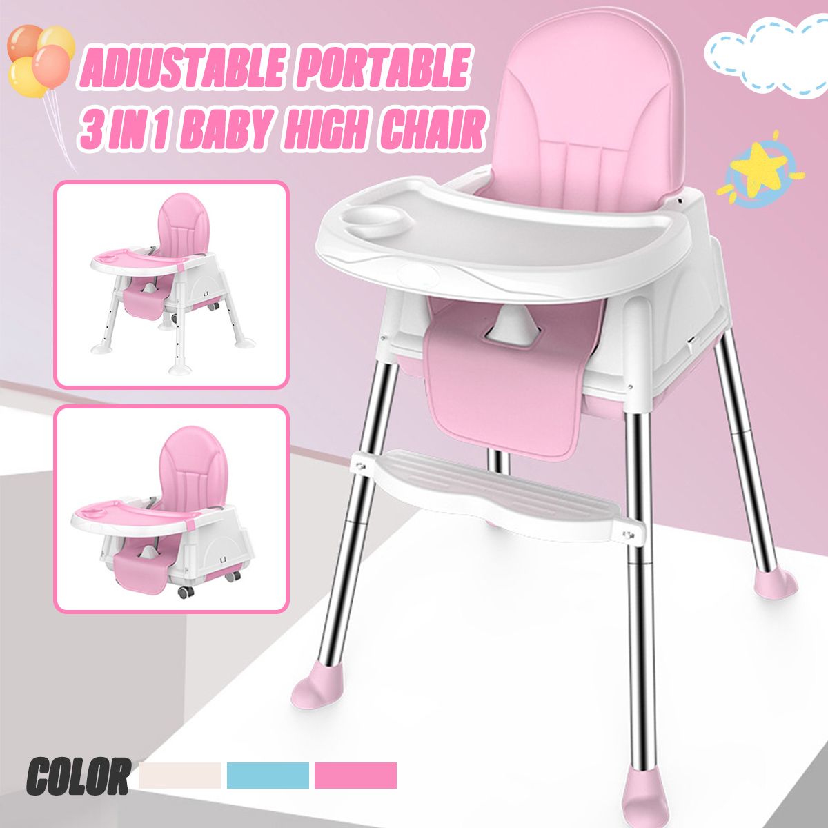 Adjustable-Baby-Comfortable-High-Chair-Safe-Feeding-Highchair-For-KidsToddler-1682857