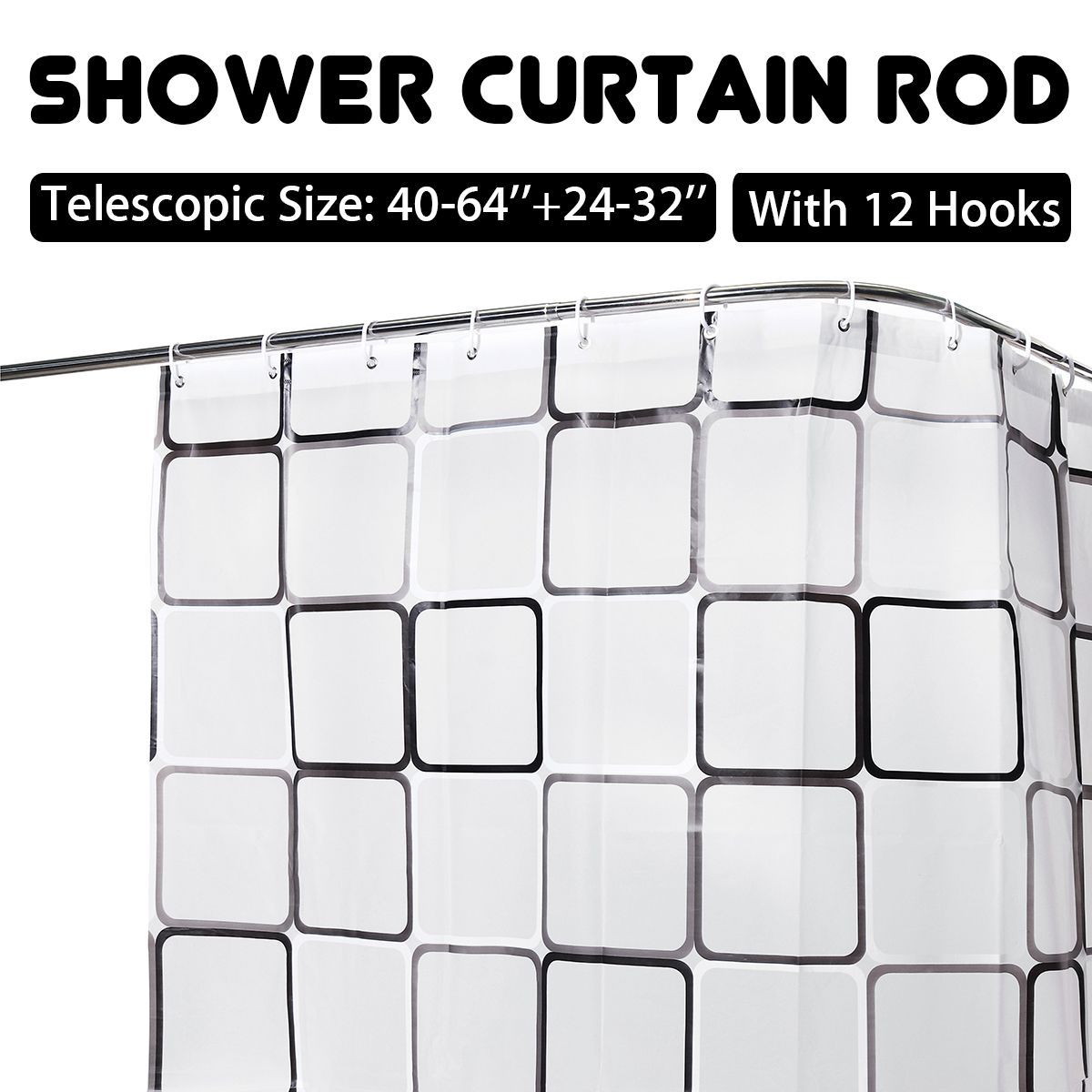Adjustable-Stainless-Steel-Shower-Curtain-Rod-Curved-Pole-Bathtub-Hooks-1591216