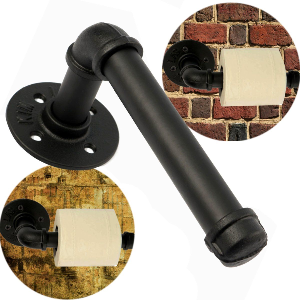 American-Industrial-Iron-Water-Pipeline-Vintage-Paper-Towel-Rack-1038715