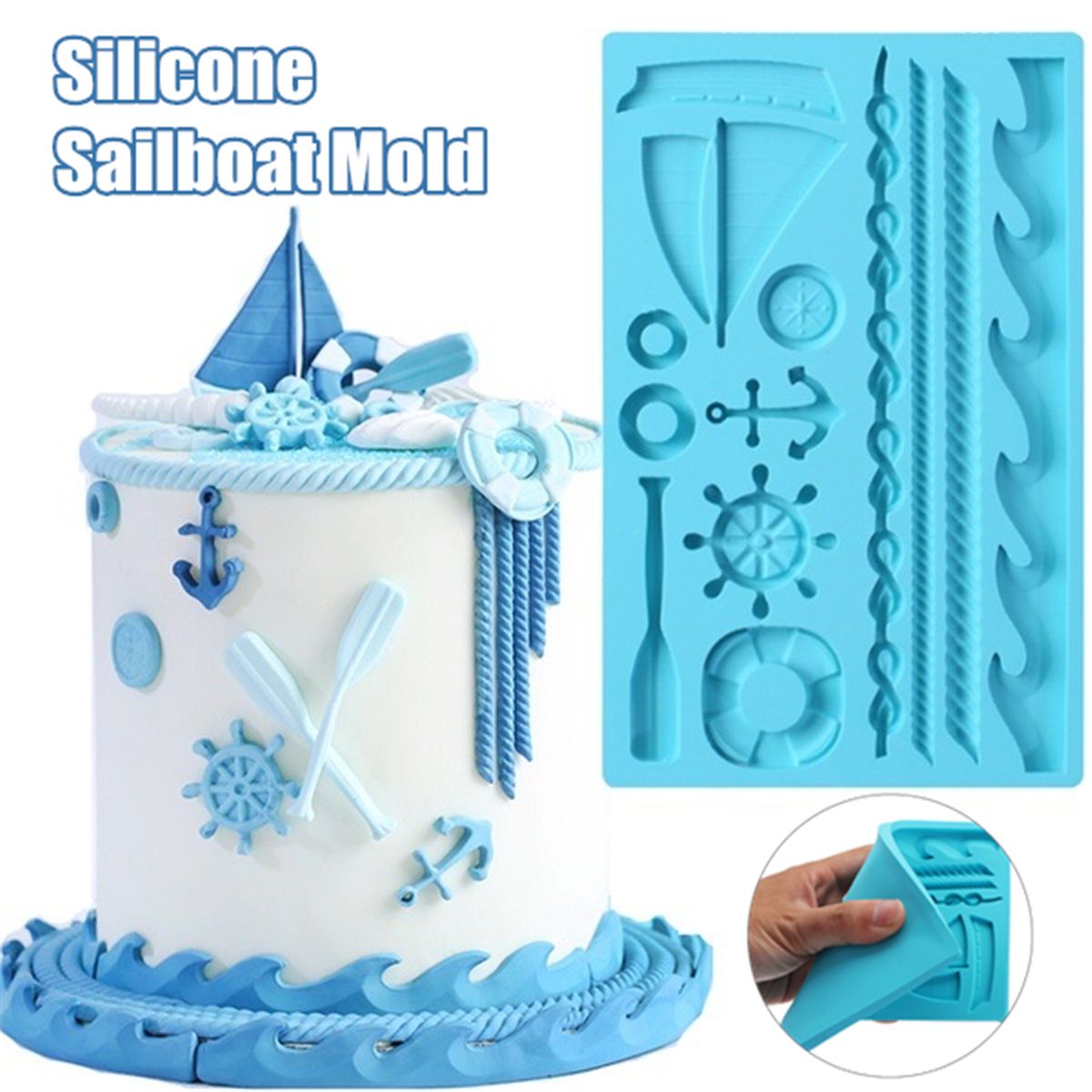 Anyana-Ocean-Theme-Oars-Helmsman-Silicone-Sailboat-Mold-Cake-Mould-Decorating-Tools-1575952