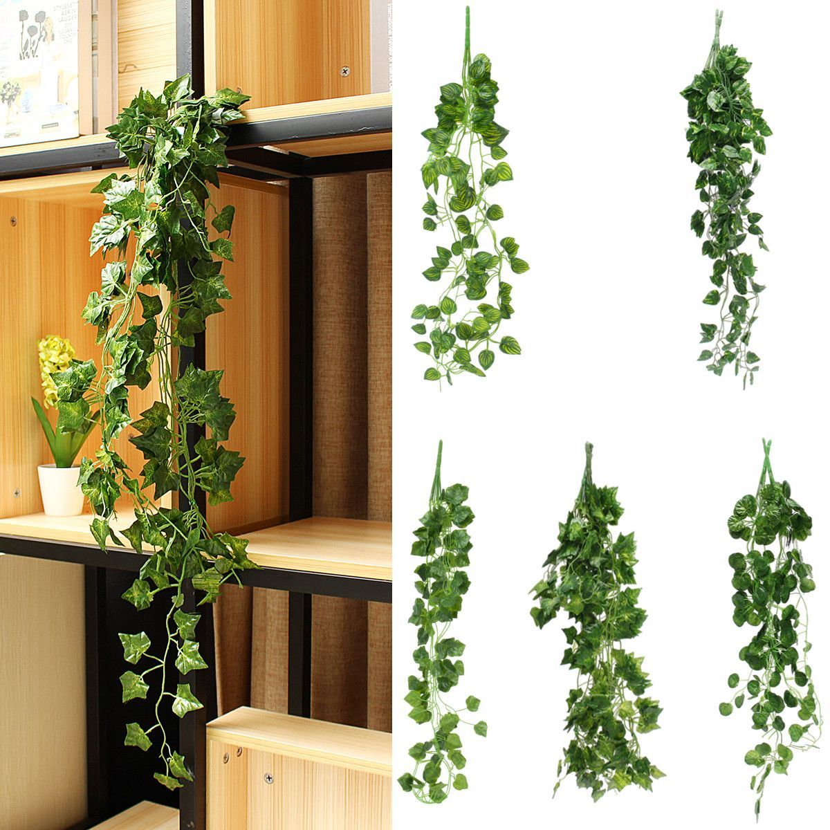 Artificial-Hanging-Plant-Foliage-Leaves-Vine-Garland-Wedding-Home-Cafe-Decor-Supplies-1530237