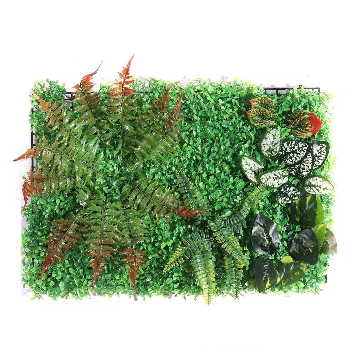 Artificial-Plant-Wall-Topiary-Hedges-Panel-Plastic-Faux-Shrubs-Fence-Mat-1712175