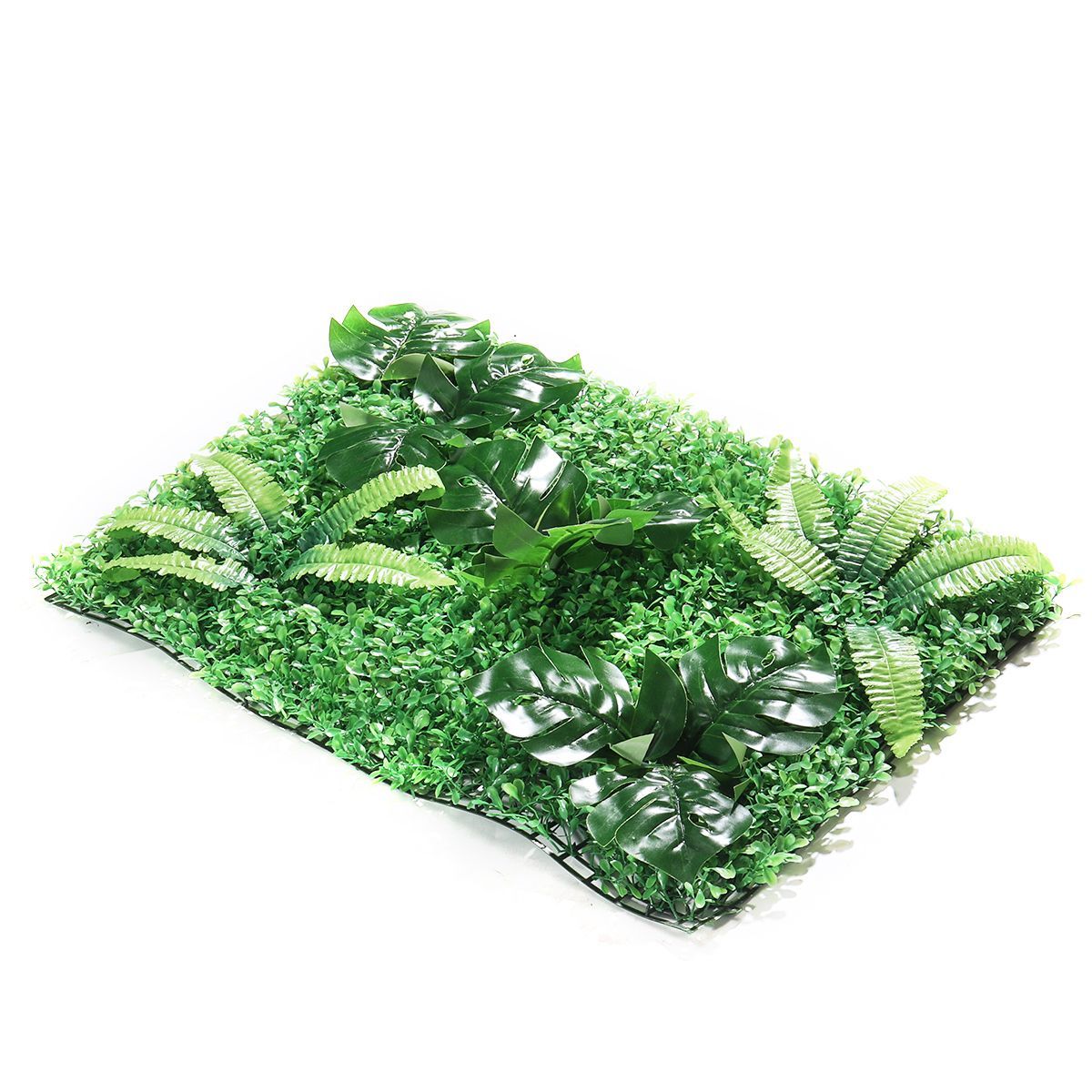Artificial-Plant-Wall-Topiary-Hedges-Panel-Plastic-Faux-Shrubs-Fence-Mat-1712175