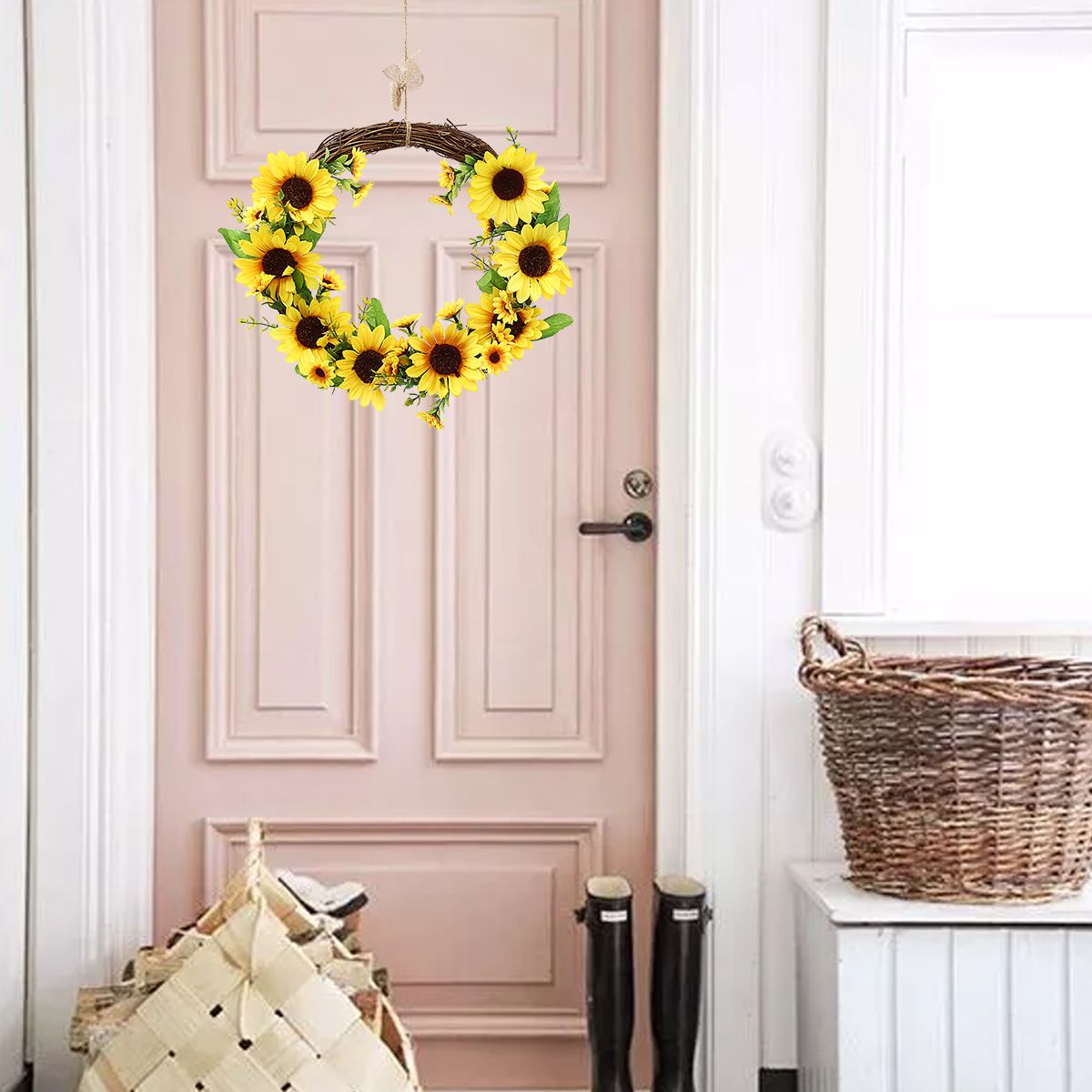 Artificial-Sunflower-Wreath-Flower-Wreath-Wall-Door-Wedding-Party-Home-Decorations-1448276