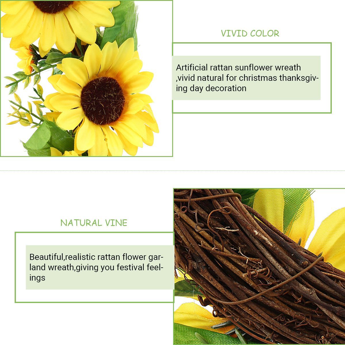 Artificial-Sunflower-Wreath-Flower-Wreath-Wall-Door-Wedding-Party-Home-Decorations-1448276