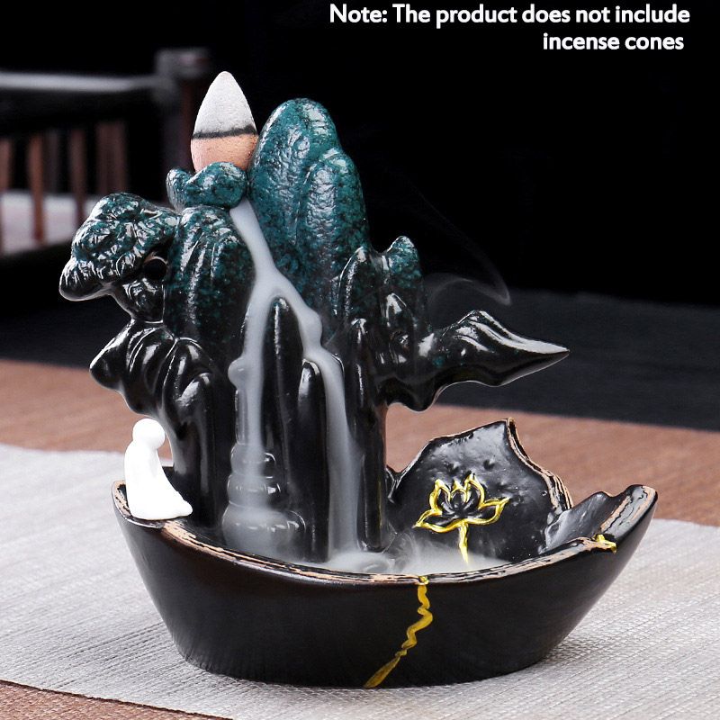 Backflow-Ceramic-Mountain-Waterfall-Smoke-Incense-Aroma-Burner-Cones-Home-Decor-1696191