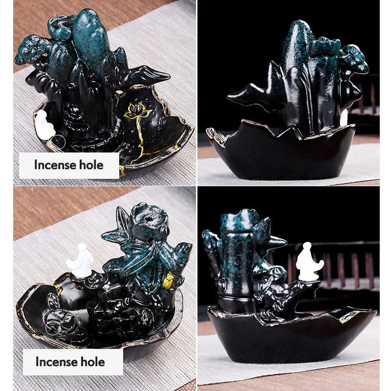 Backflow-Ceramic-Mountain-Waterfall-Smoke-Incense-Aroma-Burner-Cones-Home-Decor-1696191