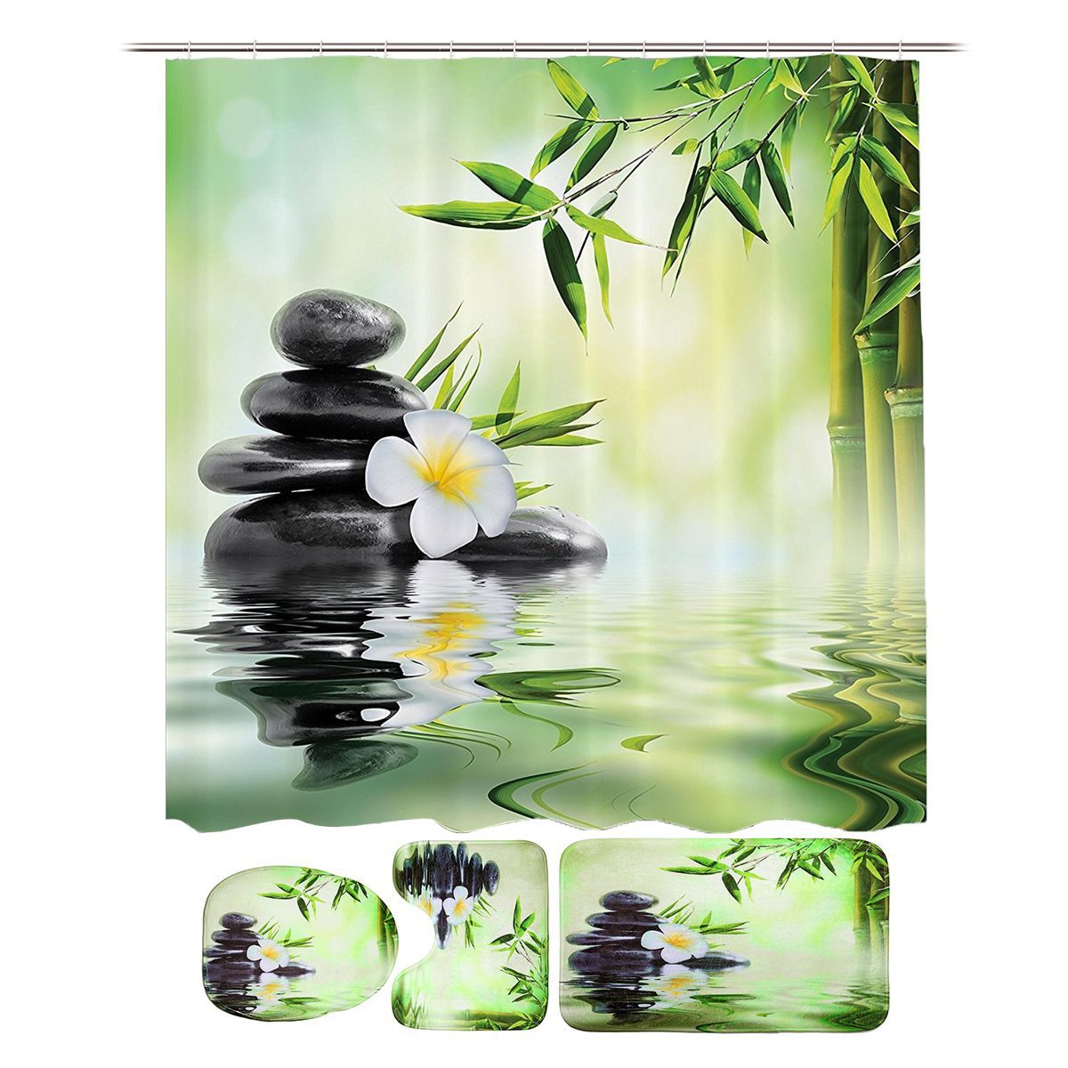 Bamboo-Printing-Waterproof-Bathroom-Shower-Curtain-Toilet-Cover-Mat-Non-slip-Carpet-1468193