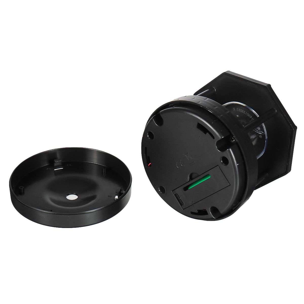 Black-LED-Solar-Powered-Lighthouse-360deg-Rotating-Light-Outdoor-Garden-Desk-Lamp-1576645