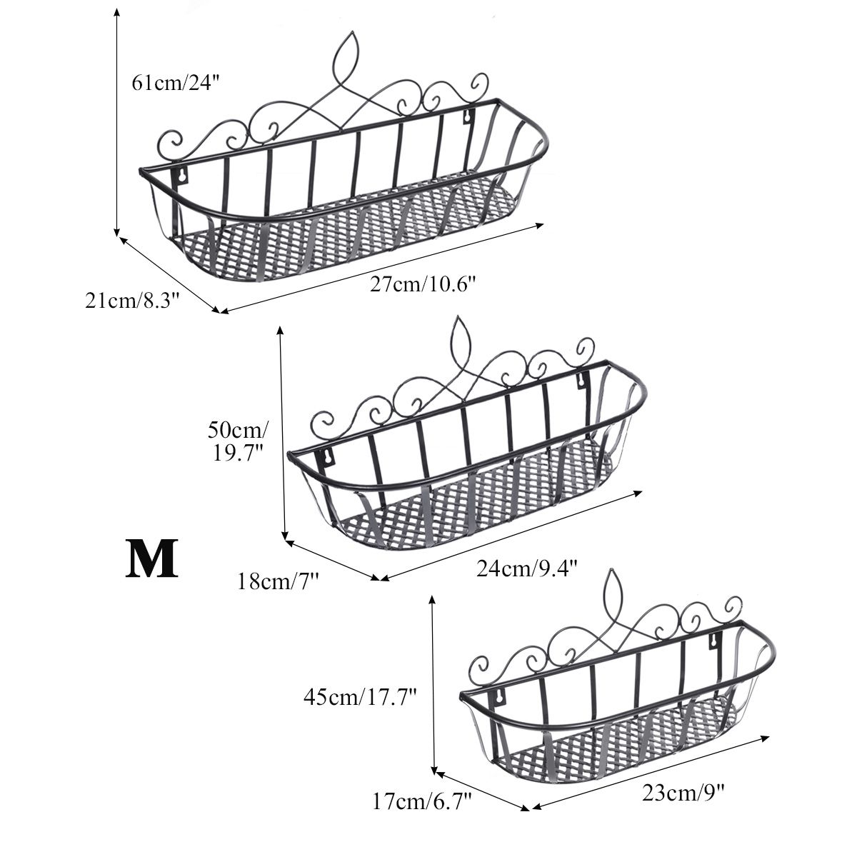 BlackWhiteBronze-SML-Iron-Flower-Pot-Stand-Small-Pot-Wall-Holder-1727480