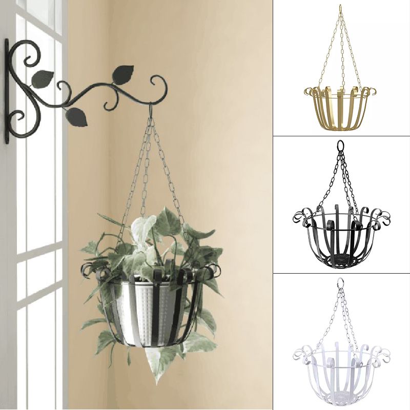 BlackWhiteGold-Wrought-Iron-Hanging-Basket-Wall-Decor-Hanging-Flower-Stand-1762489