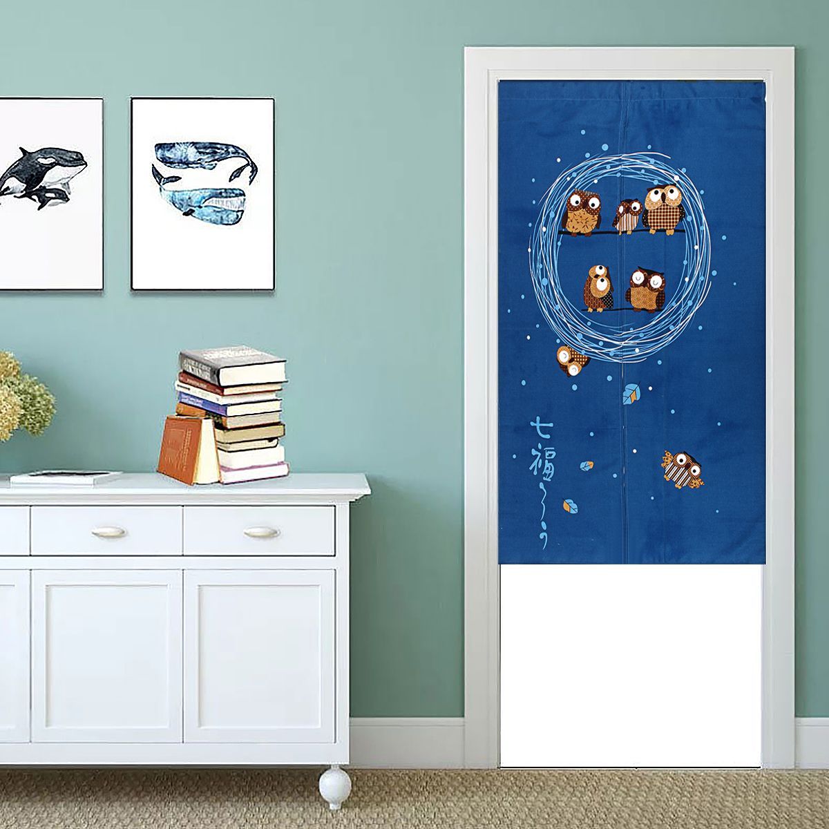 Blue-Doorway-Curtains-Hanging-Screen-Owl-Branch-Kitchen-Door-Window-Decorations-1536710