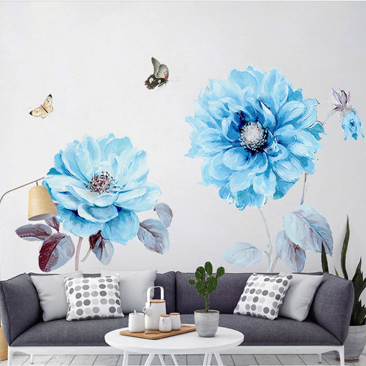 Blue-Flowers-Wall-Sticker-Room-Sticker-Living-Room-Background-Bedroom-Decorations-1524262