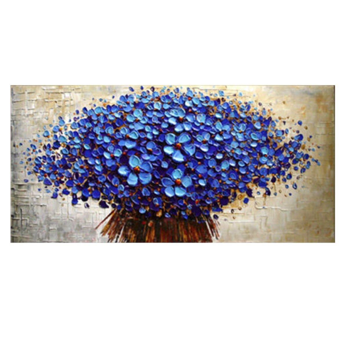 Blue-Unframed-Tree-Canvas-Art-Oil-Paintings-Modern-Abstract-Wall-Home-Decor-1142508