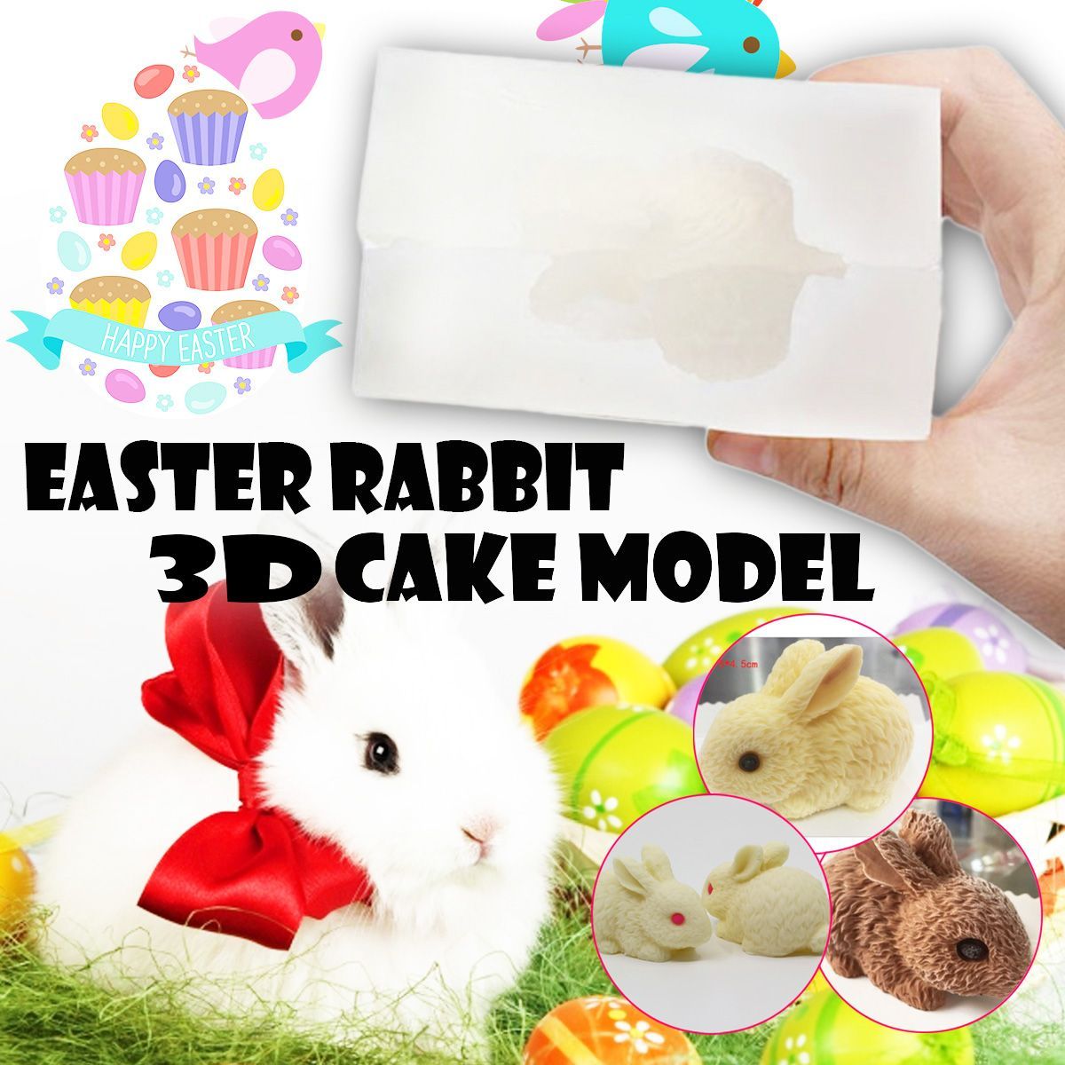 Bunny-3D-DIY-Rabbit-Handmade-Cake-Breads-Decorating-Chocolates-Mold-Mould-Easter-1563902