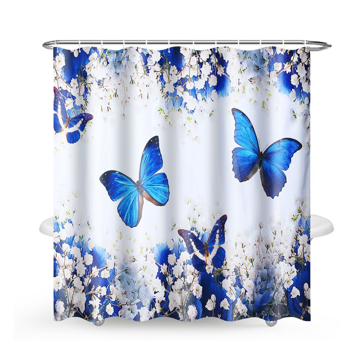 Butterflies-Lily-Therapy-Spa-Art-Prints-Waterproof-Shower-Curtain-Bathroom-Non-slip-Mats-Bath-Carpet-1730283