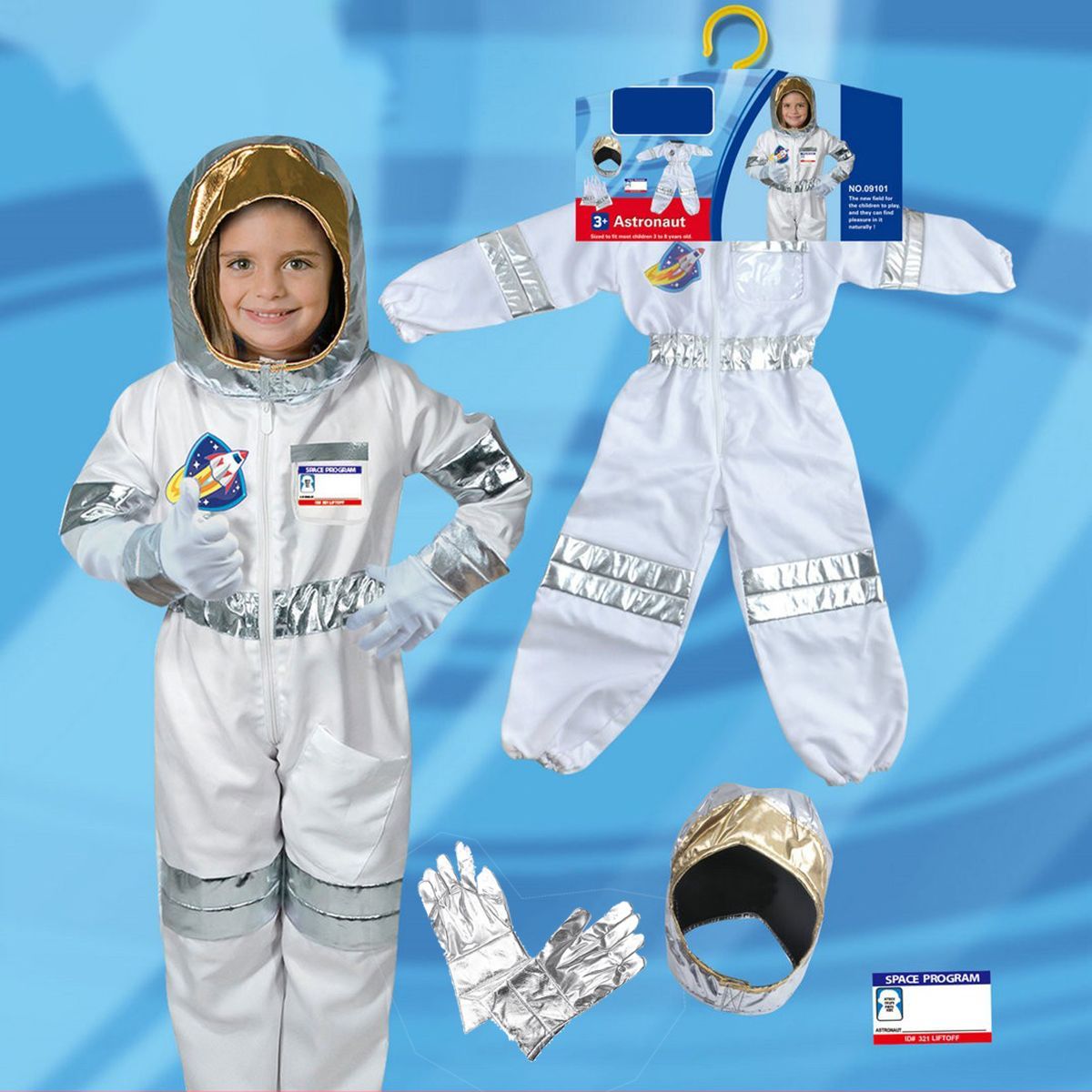 Childs-Kids-Astronaut-Costume-Space-Suit-Toddler-Astronaut-Role-Play-Props-1578933