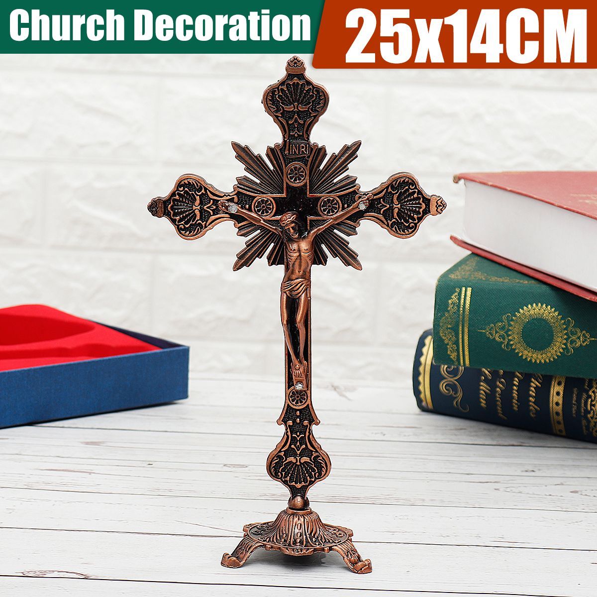 Christ-Cross-Crucifix-Jesus-Catholic-Statue-Religious-Saint-Jewellery-Desk-Decorations-1665058