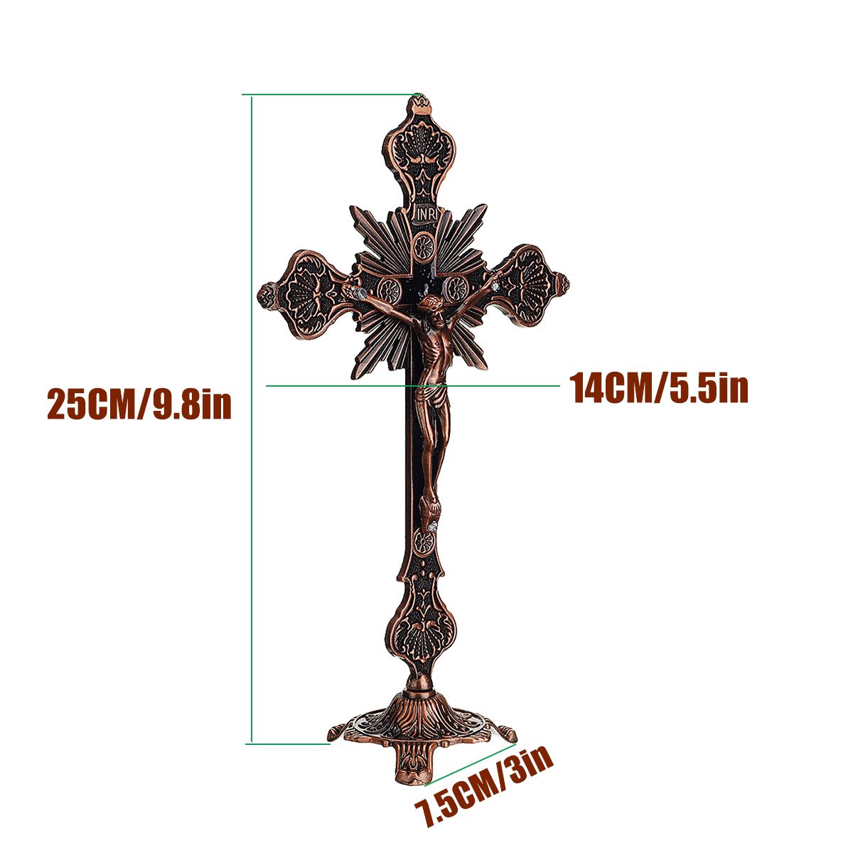 Christ-Cross-Crucifix-Jesus-Catholic-Statue-Religious-Saint-Jewellery-Desk-Decorations-1665058