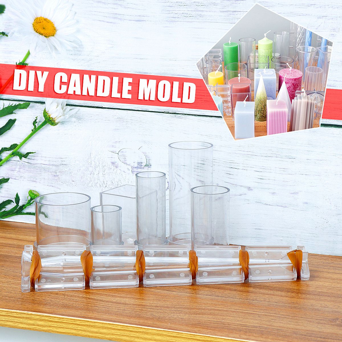 Clear-DIY-Handmade-Candle-Mould-Craft-Candle-Making-Molds-Prop-Reusable-Tool-1625511