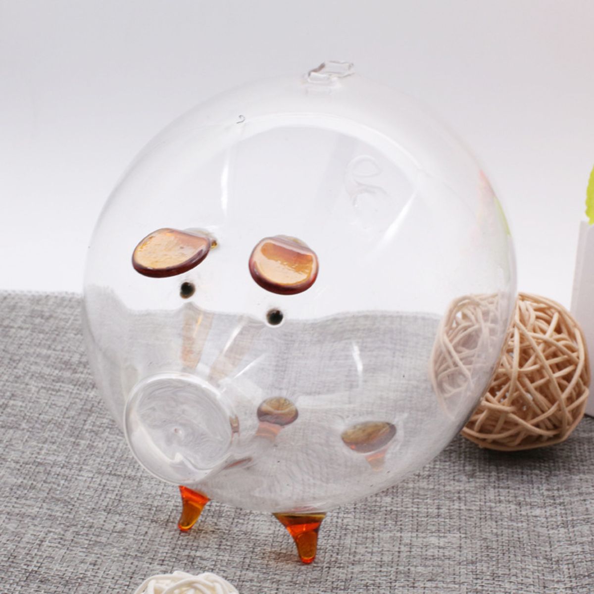 Clear-Glass-Piggy-Bank-Coin-Money-Cash-Collectible-Saving-Box-Jar-Gift-Pig-1498151