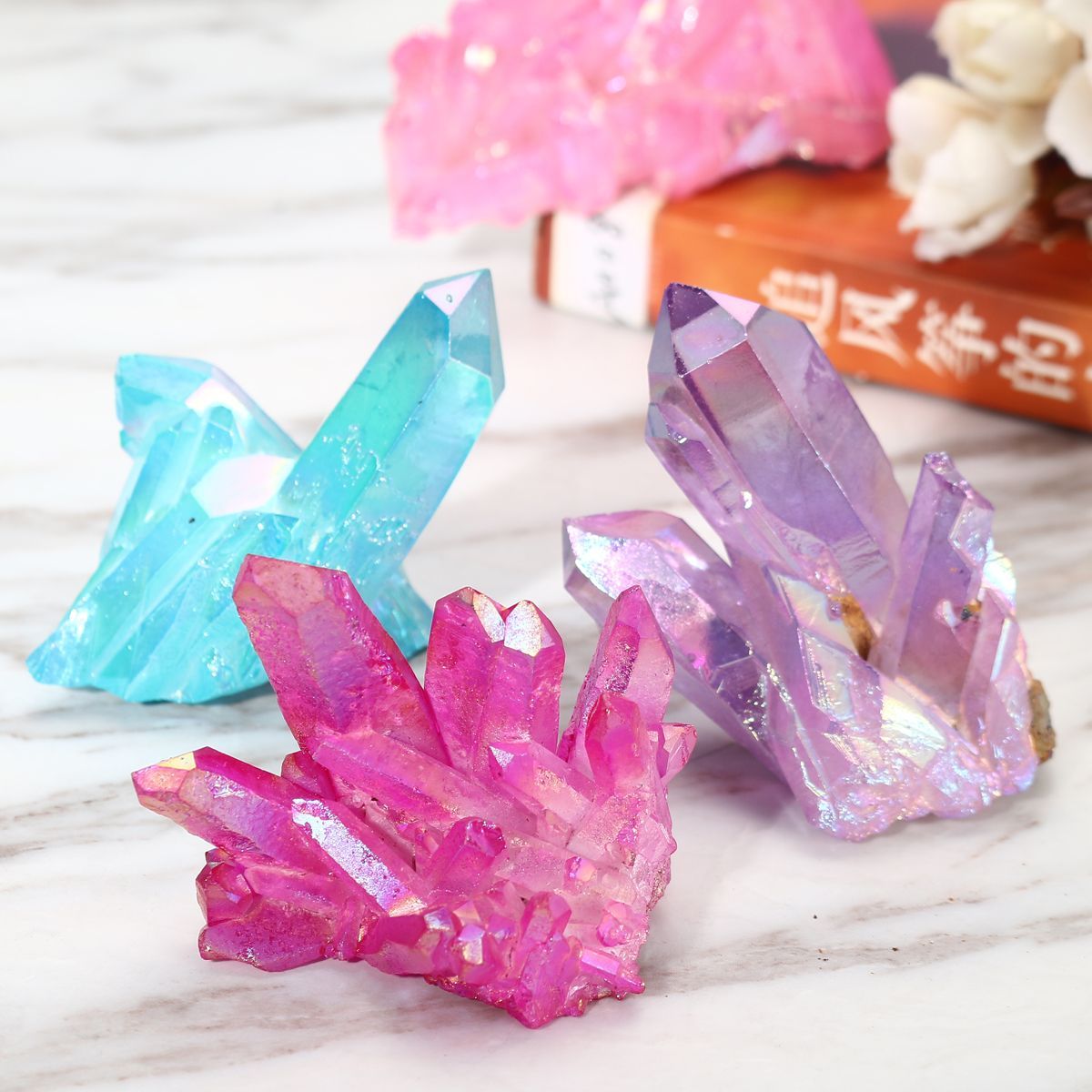 Clear-Quartz-Cluster-Mineral-Specimen-Crystal-Healing-Natural-Home-Decorations-1482462