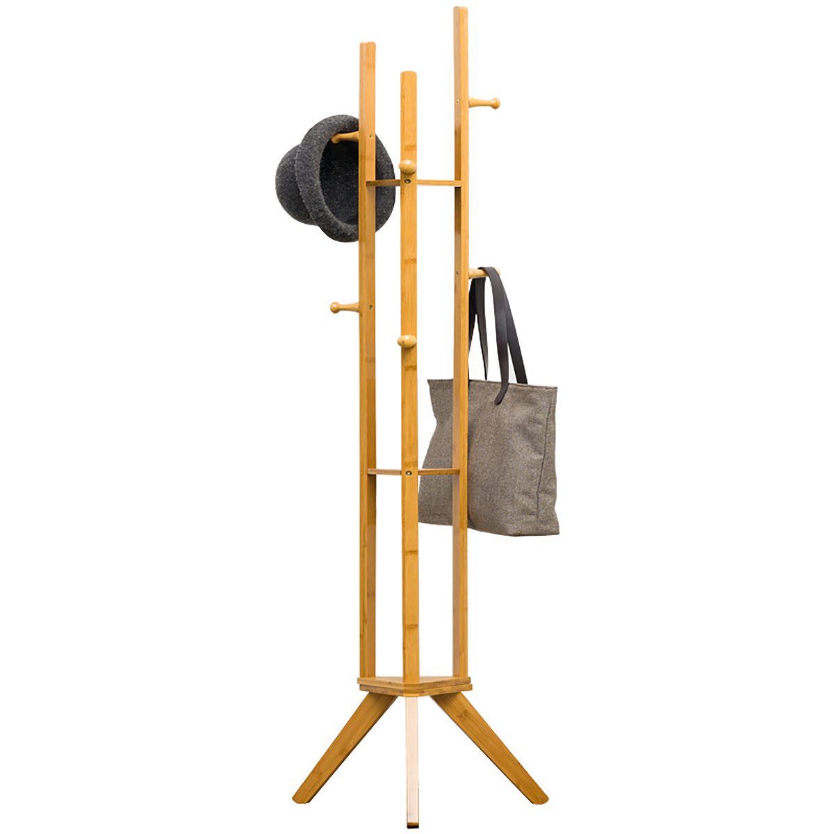 Coat-Rack-Stand-Coat-Tree-Cloth-Hanger-Hall-Tree-Free-Standing-Farmhouse-Style-Bamboo-Rack-Holder-wi-1576462