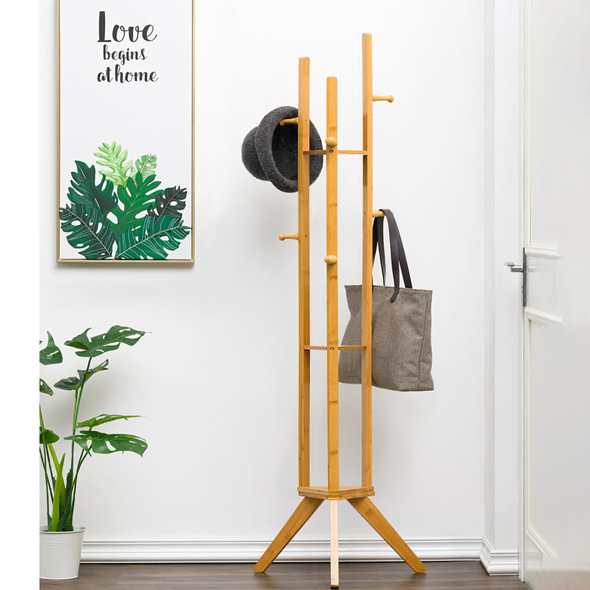 Coat-Rack-Stand-Coat-Tree-Cloth-Hanger-Hall-Tree-Free-Standing-Farmhouse-Style-Bamboo-Rack-Holder-wi-1576462