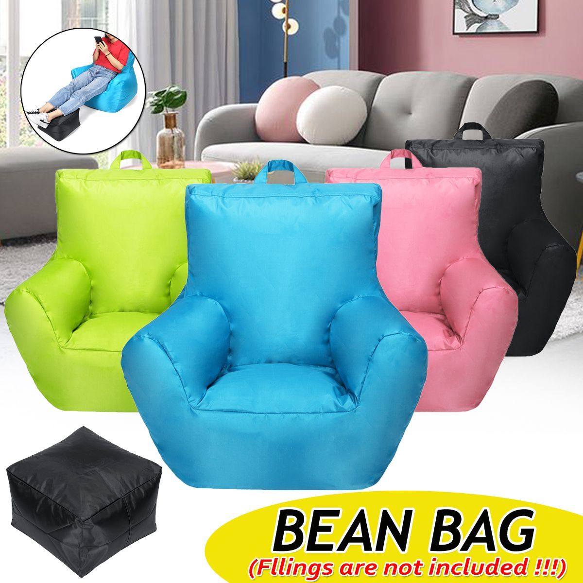 Comfortable-Bean-Bag-Cover-Chair-Gaming-Lounge-Living-Room-Bedroom-Playroom-Seat-1633789