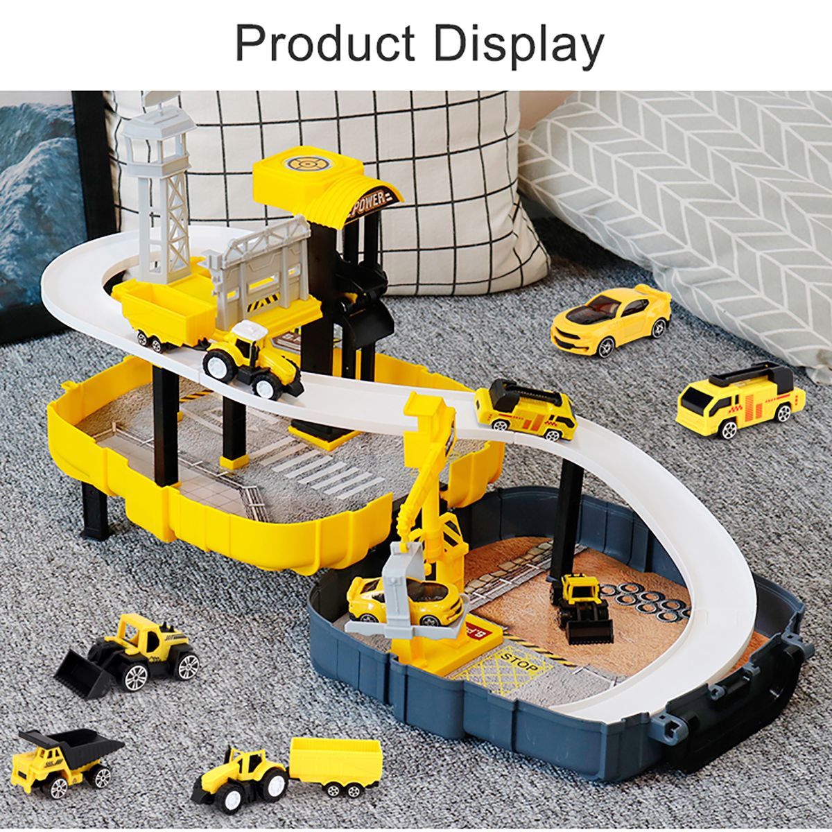 Construction-Toys-Sets-Childrens-Construction-Engineering-Set-Collection-Model-Vehicles-Metal-Tracto-1599958