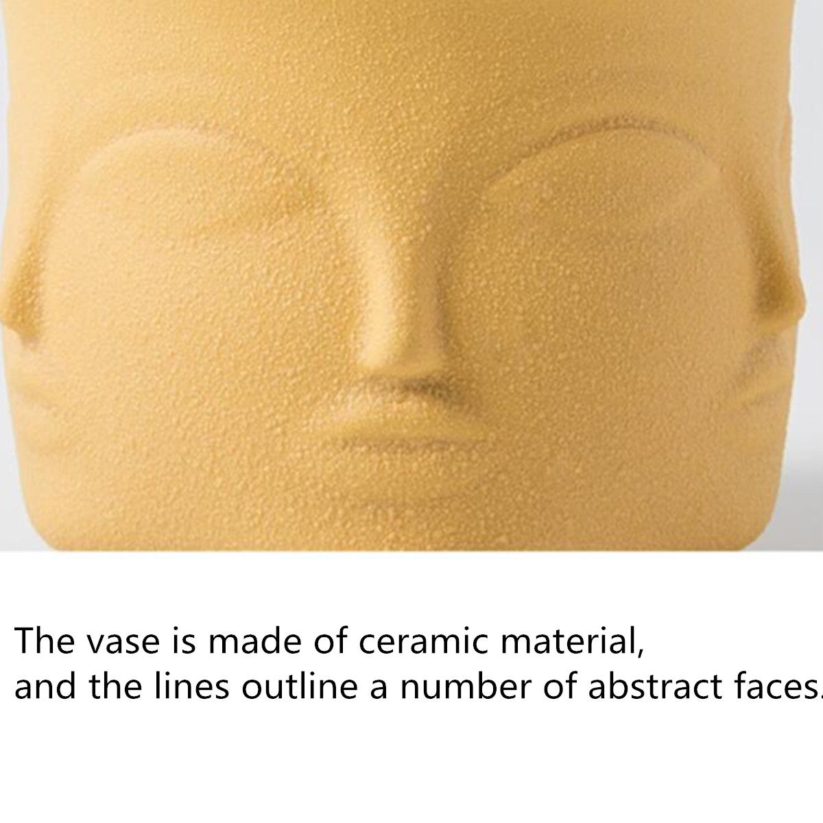 Creative-Ceramic-Face-Flower-Vase-Art-Planter-Pot-Office-Home-Decorations-Holder-1439668