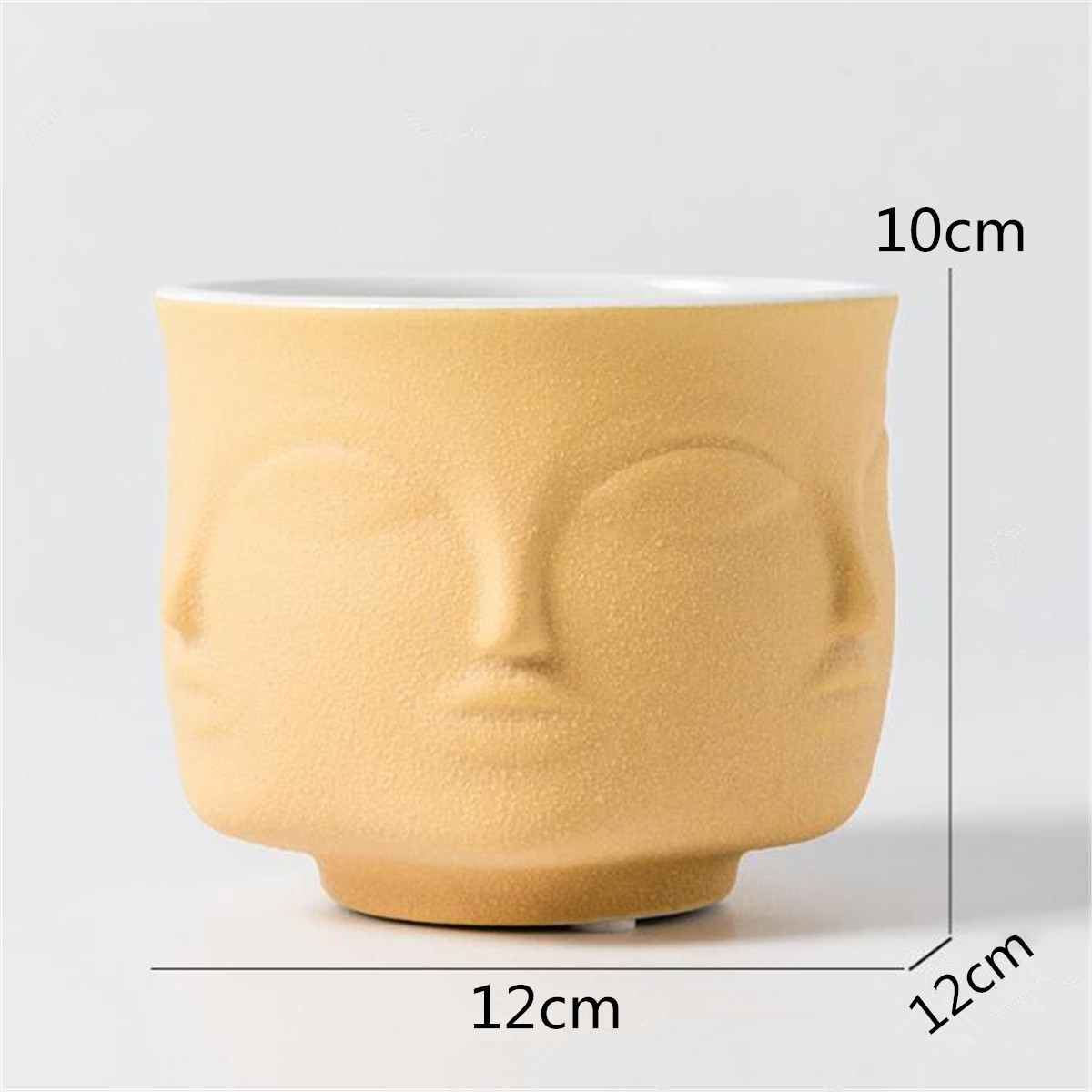 Creative-Ceramic-Face-Flower-Vase-Art-Planter-Pot-Office-Home-Decorations-Holder-1439668