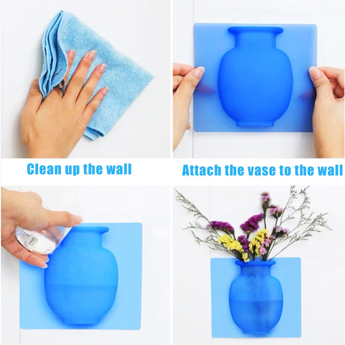 Creative-Magic-Rubber-Wall-Vase-Silicone-Sticky-Flower-Container-Bottle-1704514