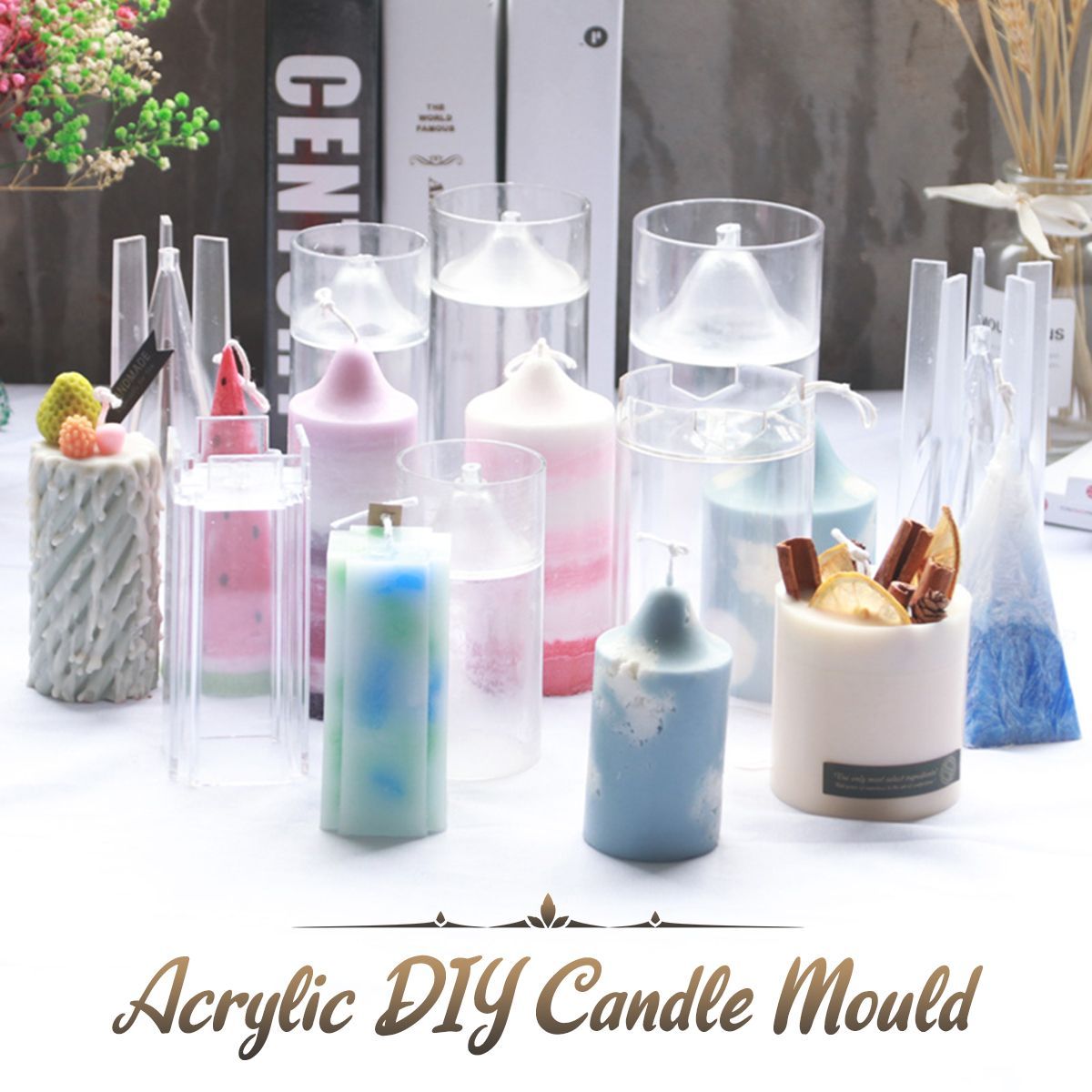 DIY-Candle-Molds-Candle-Making-Mould-Handmade-Soap-Acrylic-Mold-Clay-Craft-Gift-1597535