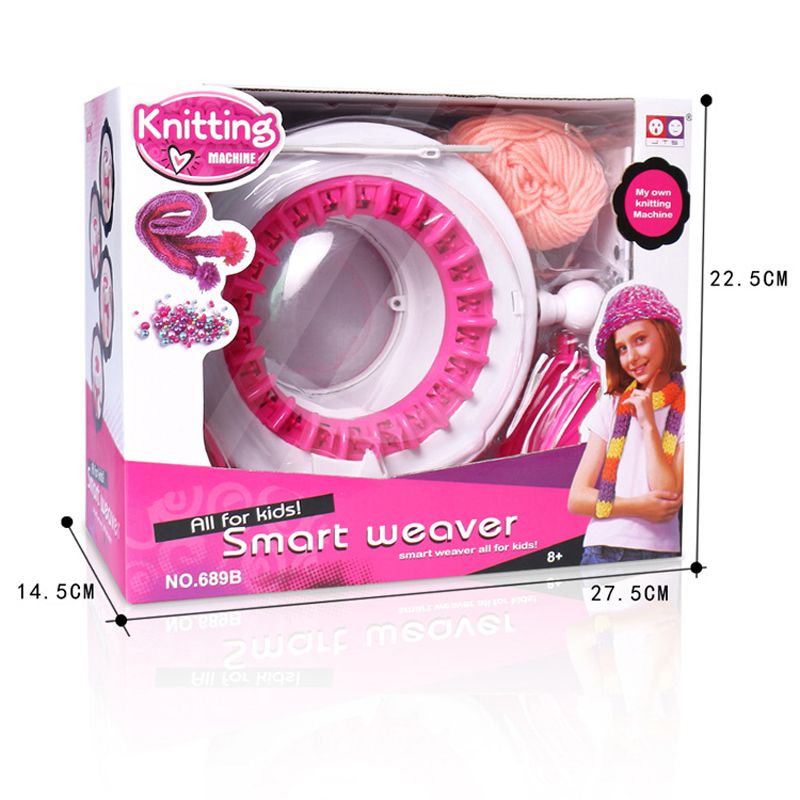 DIY-Hand-Knitting-Machine-Weaving-Loom-for-Scarf-Hat-Kids-Pretend-Play-Toys-1630501