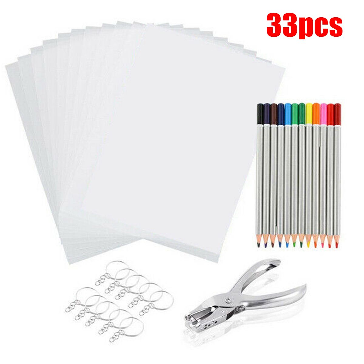 DIY-Heat-Shrink-Plastic-Sheet-Kit-Shrinky-Art-Paper-Hole-Punch-Keychains-Pencils-Materials-1742756