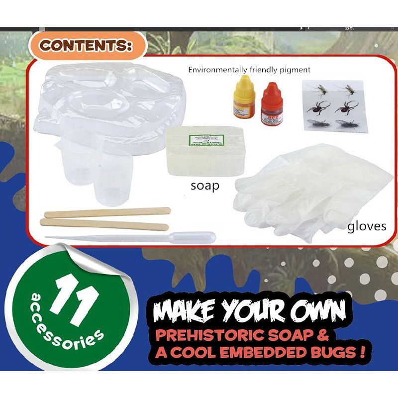 DIY-Insect-Amber-Science-Education-Experiment-Amber-Set-Kids-Students-Handmade-Craft-Prehistorical-T-1535655