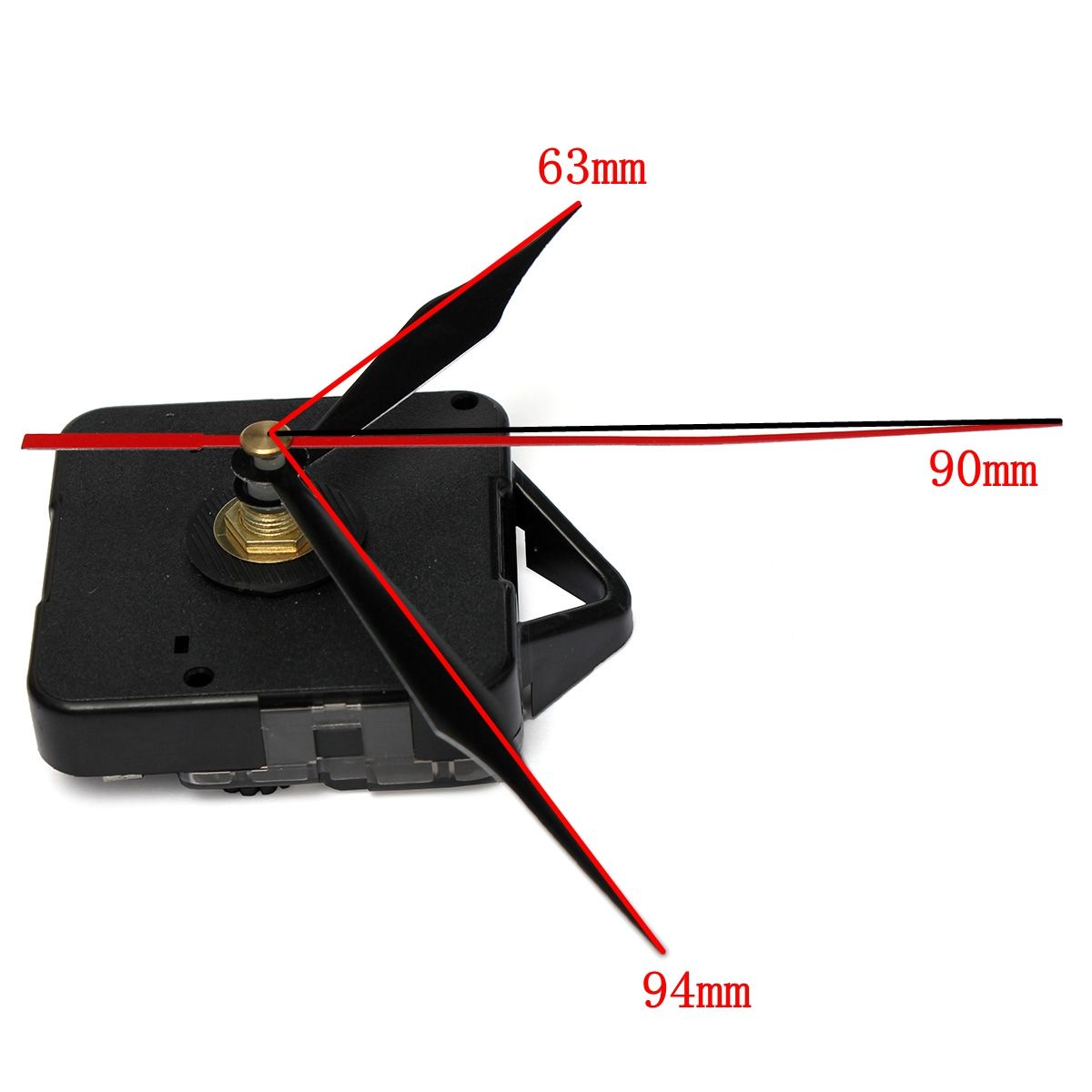 DIY-Wall-Quartz-Clock-Movement-Black-and-Red-Hands-Mechanism-Repair-Tool-Parts-1304960