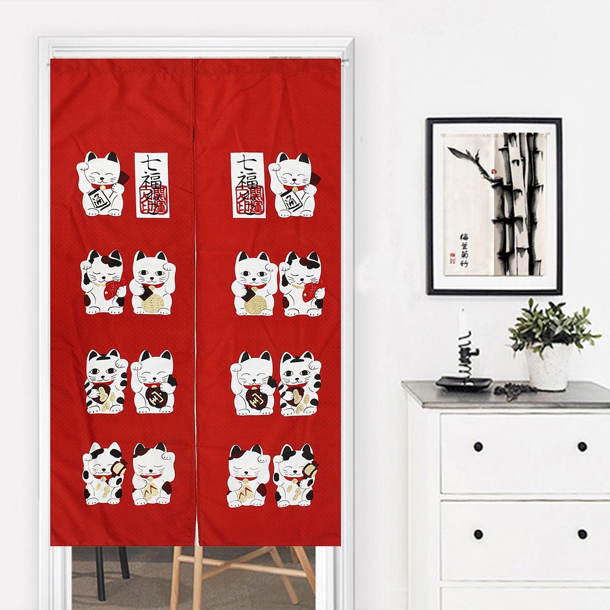 Doorway-Curtains-Cotton-Linen-Japanese-Noren-Hanging-Tapestry-Home-Room-1528706