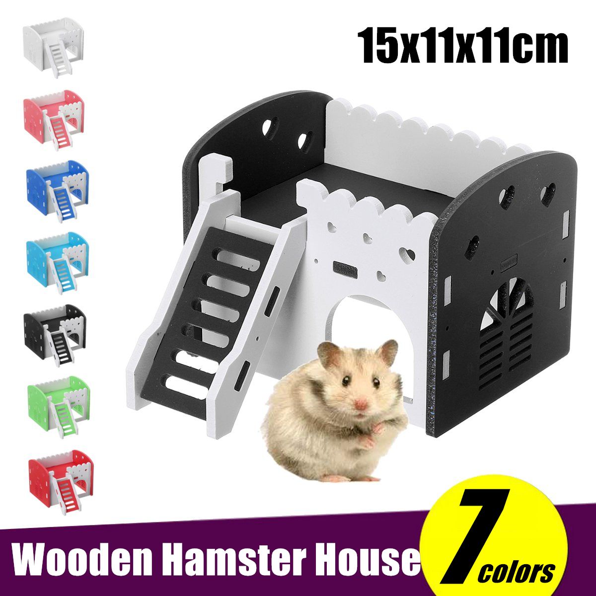 Dual-Layer-Ladder-Hamster-House-Small-Animal-Pet-Mouse-Cage-Castle-Exercise-Toys-1632243