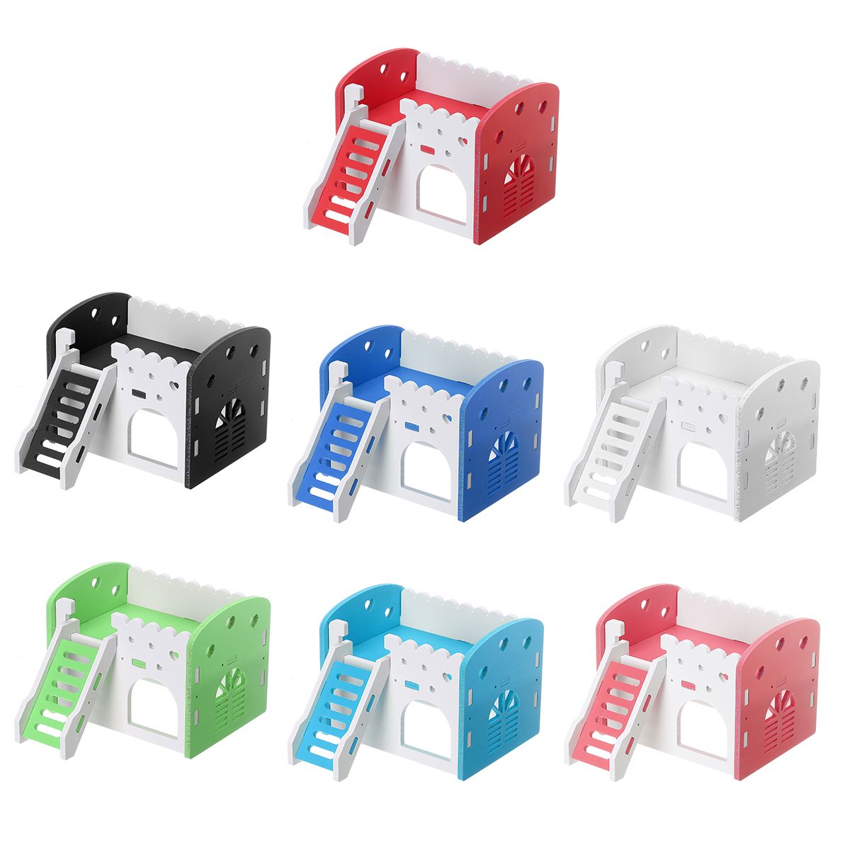 Dual-Layer-Ladder-Hamster-House-Small-Animal-Pet-Mouse-Cage-Castle-Exercise-Toys-1632243