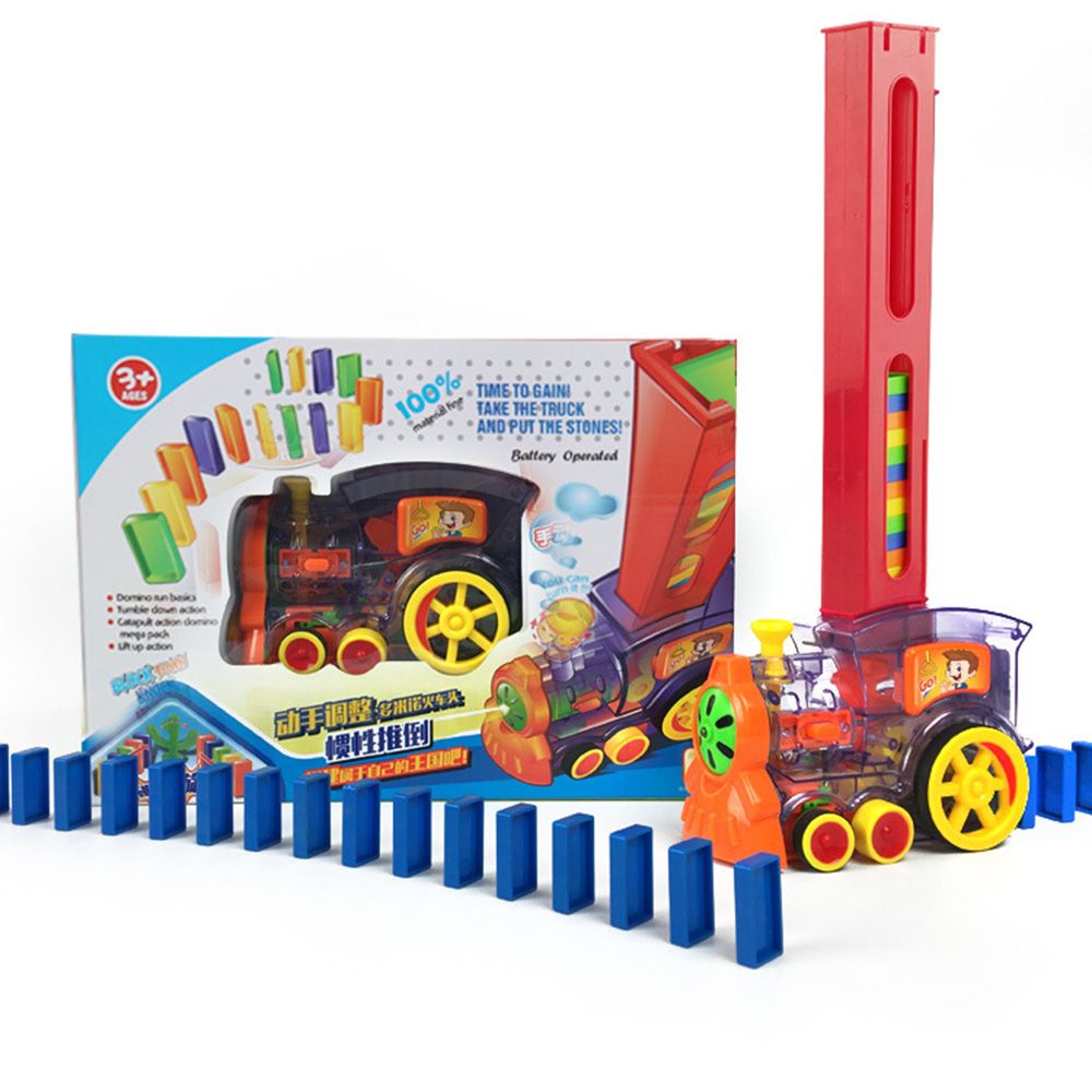 Electric-Domino-Train-Kit-Motorized-Train-Model-with-Light-and-Sound-80Pcs-Colorful-Domino-Stacking--1639610